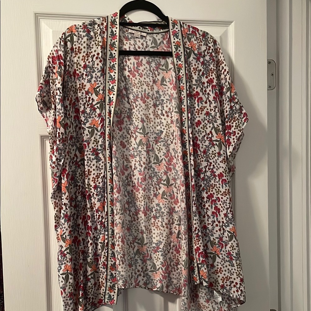 Floral Kimono Cardigan from LOFT